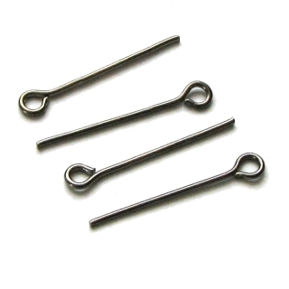Ketlovací jehly gunmetal 20mm – 50 ks