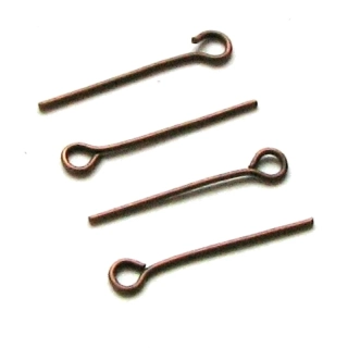 Ketlovací jehly staroměděné 20mm – 50 ks