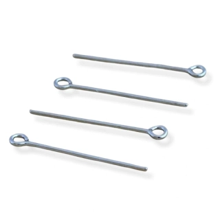 Ketlovací jehly platinová úprava 21mm – 50 ks