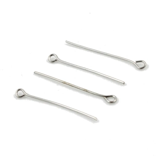 Ketlovací jehly platinová úprava 30mm – 40 ks