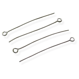 Ketlovací jehly platinová úprava 40mm – 30 ks