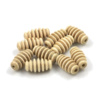 Korálky dřevěné SV dřevo 8/17,5 – 10 ks