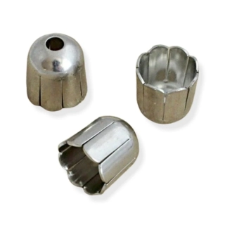 Kaplík-koncovka 11mm platinová – 2 ks