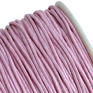 Bavlněná šňůrka 1 mm růžová – 5 m