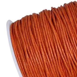 Bavlněná šňůrka 0,8 mm oranžová – 5 m