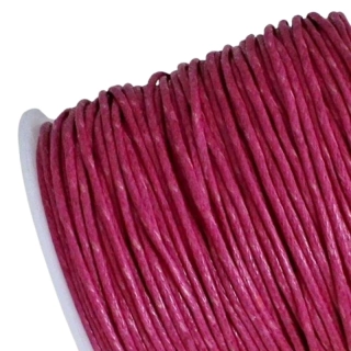 Bavlněná šňůrka 0,8 mm sytě růžová – 1 m