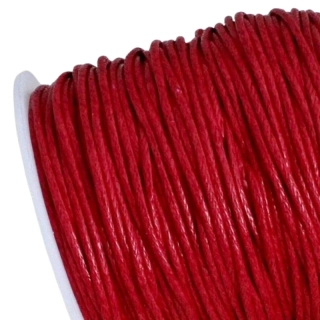 Bavlněná šňůrka 0,8 mm červená – 5 m