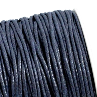 Bavlněná šňůrka 1,5 mm tmavě modrá – 5 m