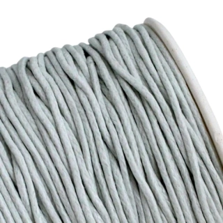 Bavlněná šňůrka 1 mm světle šedá – 5 m