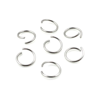 Spojovací kroužky 8/0,8 chirurgická ocel – 50 ks