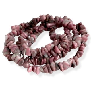 Rodonit, vrtané zlomky – 20 cm návleku