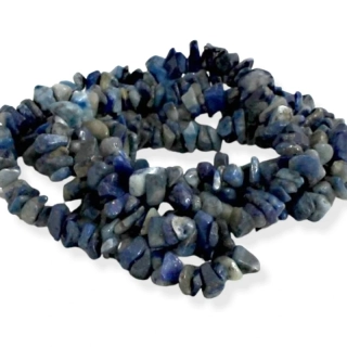 Lapis lazuli, vrtané zlomky – 20 cm návleku