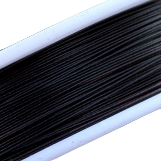 Ocelové lanko černé 0,38 – 1 m