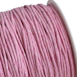 Bavlněná šňůrka 1,5mm růžová – 5 m