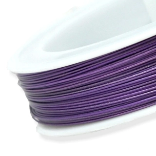 Ocelové lanko fialové TM 0,45mm – 1 m