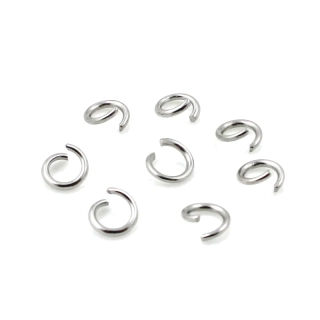 Spojovací kroužky 5/0,8 chirurgická ocel – 50 ks