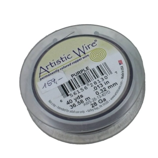 Artistic Wire 0,3 mm fialový – 36,58 m