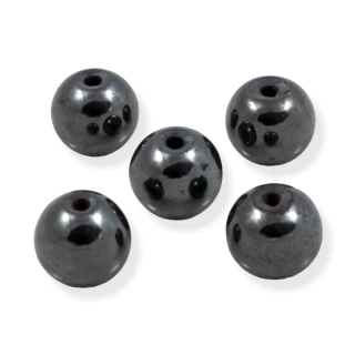 Kulička hematitová 10mm - 2 ks