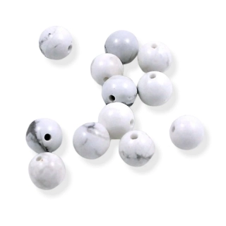 Kulička howlitová 6mm - 10 ks