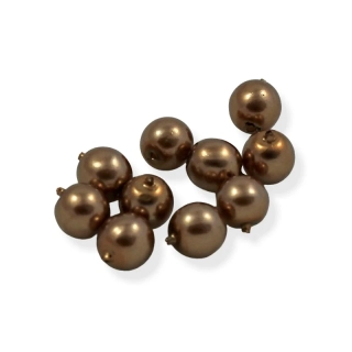 Voskové perle zlaté 4mm – 34 ks