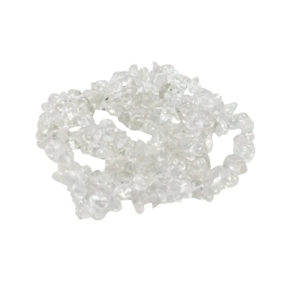 Křišťál, vrtané zlomky – 20 cm návleku