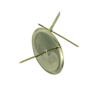 Bodce na svíčky 6cm zlaté – 4 ks