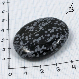 Obsidián vločkový – placka č. 9