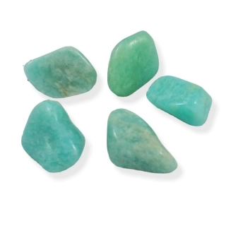 Amazonit extra tromlovaný – sada č. 8