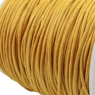 Bavlněná šňůrka 1,5mm žlutá – 1 m