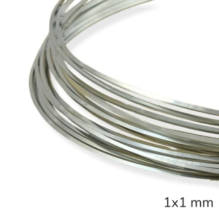 Nerezový drát hranatý 1x1mm – 5 m
