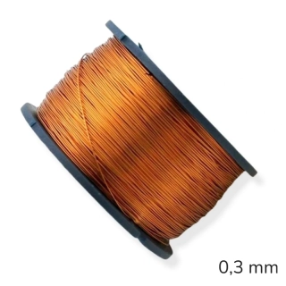 Měděný drát lakovaný 0,3 mm – 80 m