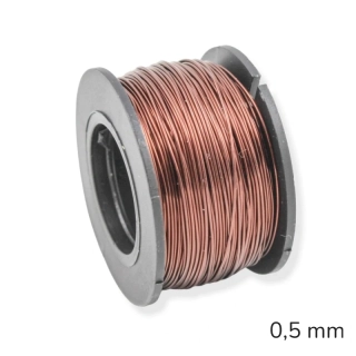 Měděný drát lakovaný 0,5 mm – 30 m