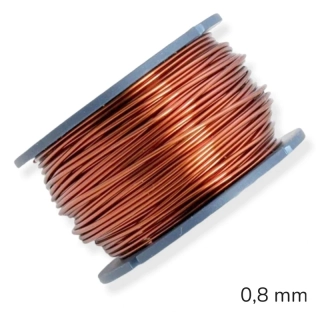 Měděný drát lakovaný 0,8 mm – 12 m