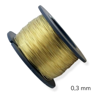 Mosazný drát 0,3 mm – 50 m