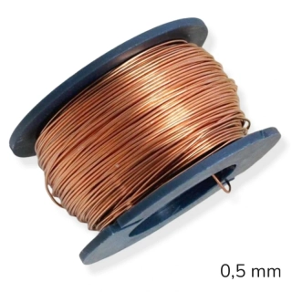 Měděný drát nelakovaný 0,5 mm – 20 m