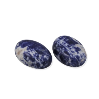 Sodalit kabošon 25x18mm – 1 ks