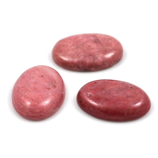  Rodonit kabošon 25x18mm – 1 ks
