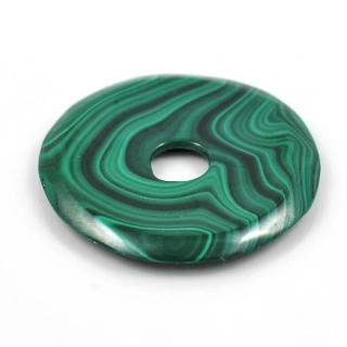 Malachitový donut 40mm – 1 ks