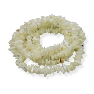 Bílá perleť, vrtané zlomky – návlek