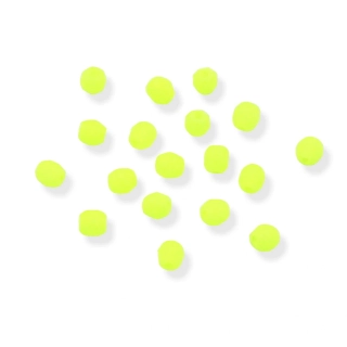 Neonově žluté korálky 3mm broušené – 40 ks