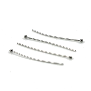 Ketlovací nýty s kuličkou chirurgická ocel 32mm – 10 ks