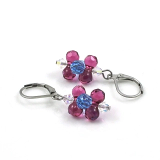 Náušnice z korálků Swarovski Modular Bead