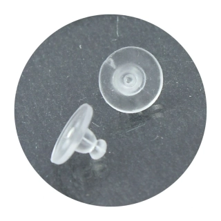 Silikonová zarážka na náušnice – 10 ks
