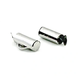 Nasouvací koncovka z nerezové oceli 10mm – 2 ks