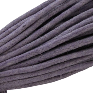 Bavlněná šňůrka 2mm fialová – 1 m